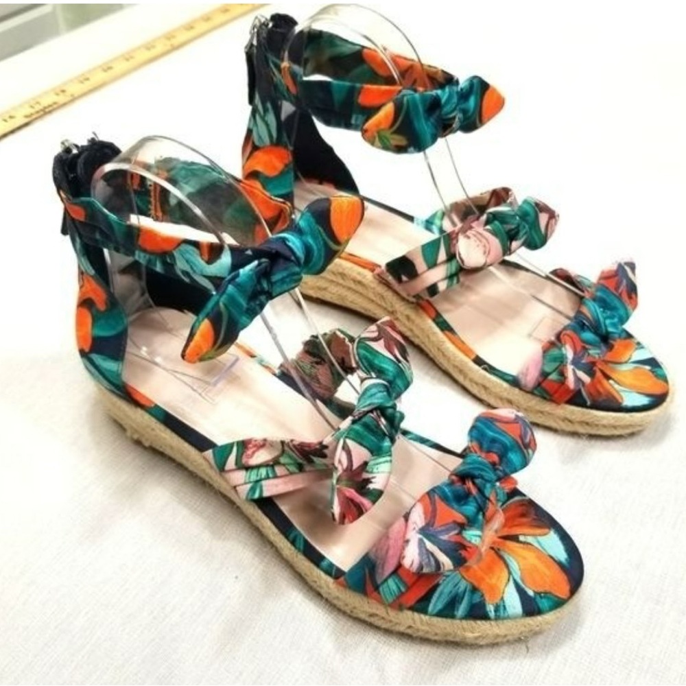 Nine West Multicolor Floral Espadrilles